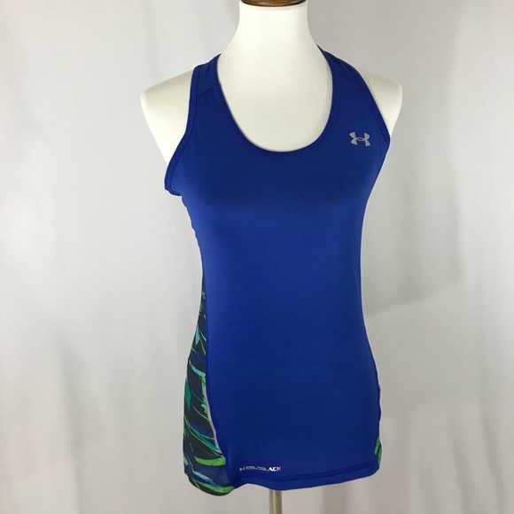 Under Armour Tops - Under Armour Tank Cold Black Semi Fitted Heatgear